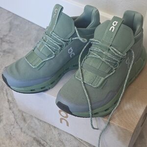 On Running Cloudnova Sneakers in Sage Green